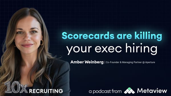 Are scorecards killing your exec hiring?